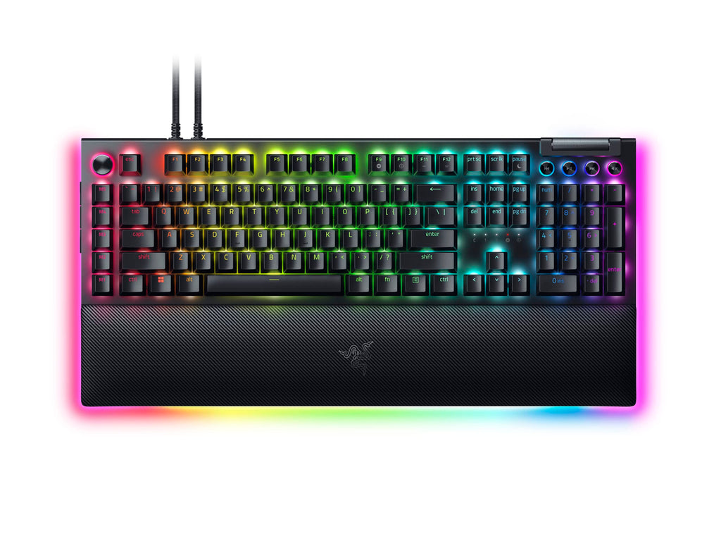 Razer BlackWidow V4 Pro Mechanical Gaming Keyboard, Green Tactile Switches