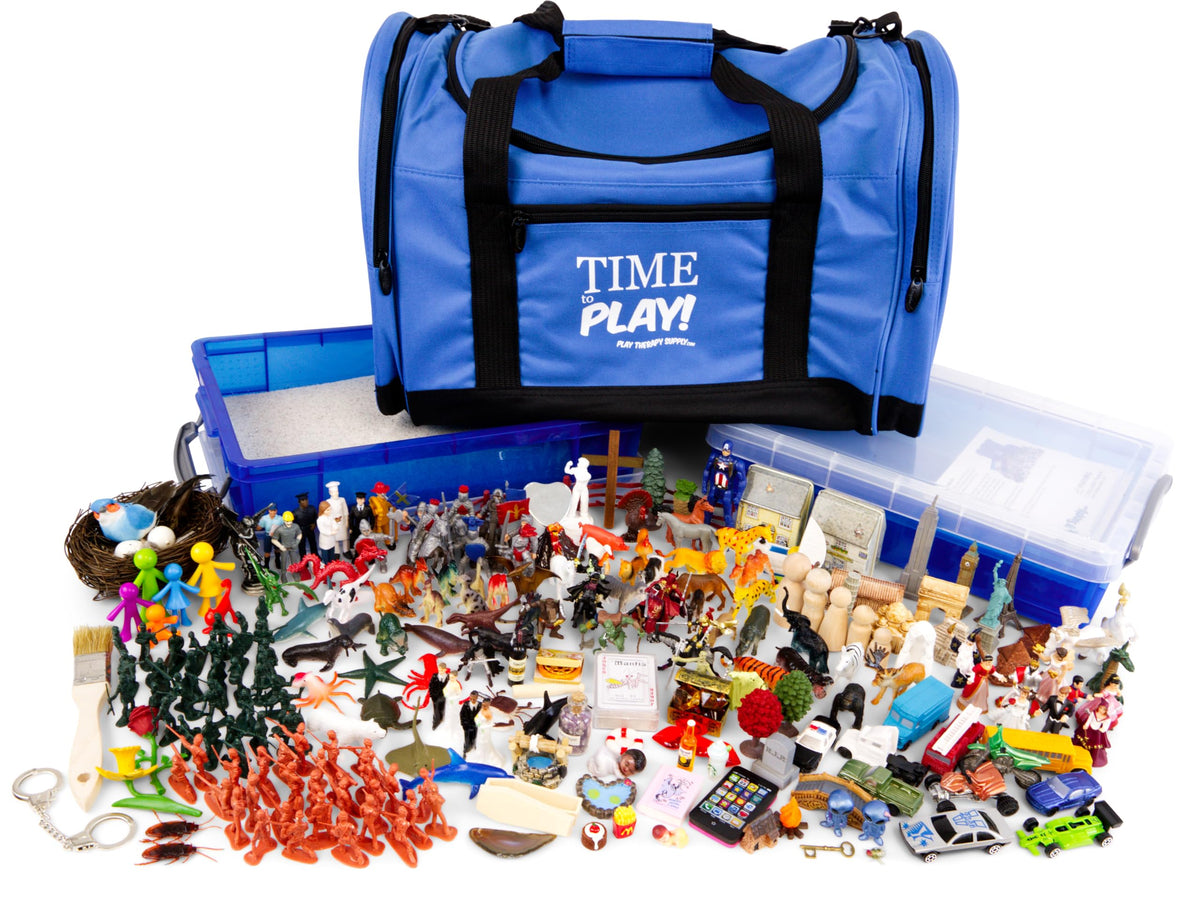 Play Therapy Sandtray Premium Portable Starter Kit