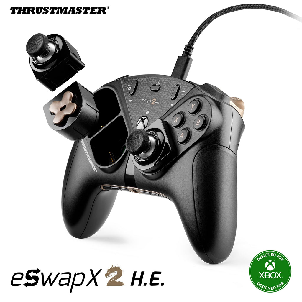 Thrustmaster ESWAP X2 H.E – Modular Gamepad for Esports Games with Anti-Drift H.E.A.R.T. (Hall Effect) Mini-Sticks – Compatible with Xbox Series X|S, Xbox One and PC