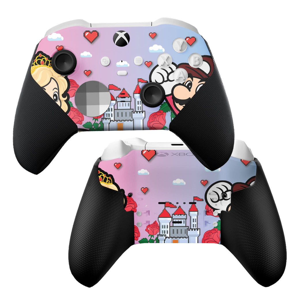 DreamController Cherry Blossom X-box Elite Controller Series 2 Limited Edition Custom Elite Series 2 Controller for X-box One/Series X/S. with Advanced Hydro-Dip Paint Technology (Not Just a Skin)
