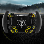 Thrustmaster EVO Racing 32R Leather, Round Leather-Wrapped Wheel Rim and Detachable Hub, For PC and Consoles