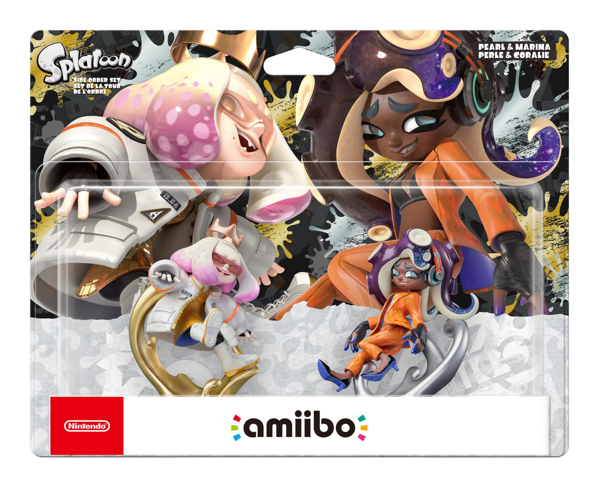 Nintendo Splatoon Amiibo Figure Set, Pearl & Marina, 2 Characters
