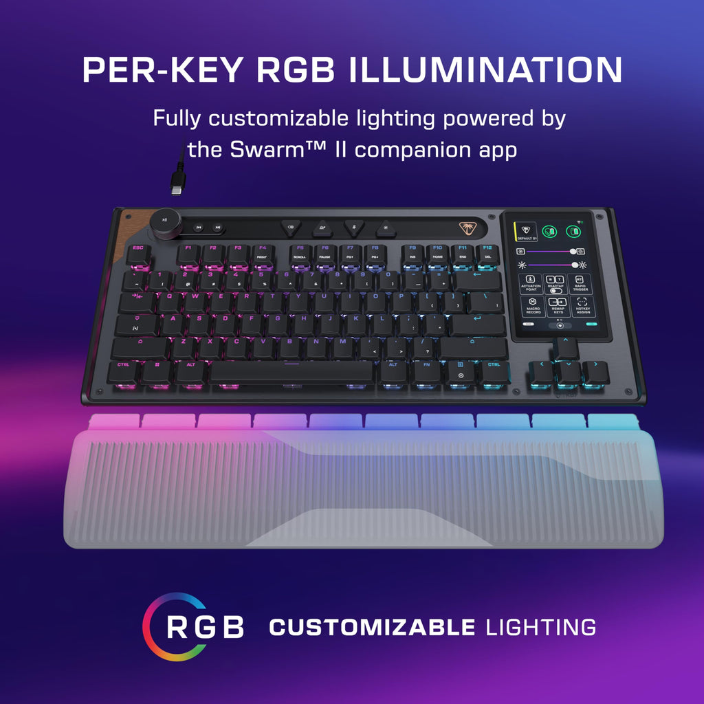 Turtle Beach Command Series KB7 TKL Wired Hall-Effect PC Gaming Keyboard