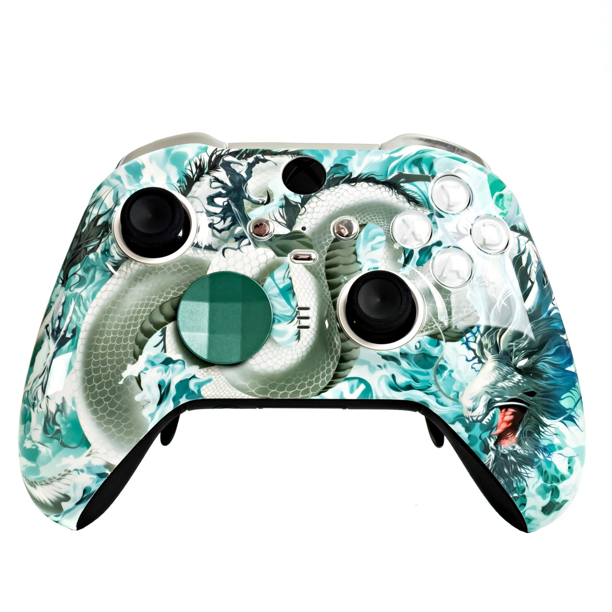 Xbox Elite Series 2 Custom Soft Touch Controller - Soft Touch Feel, Added Grip, Neon Orange Color - Compatible with Xbox One, Series X, Series S
