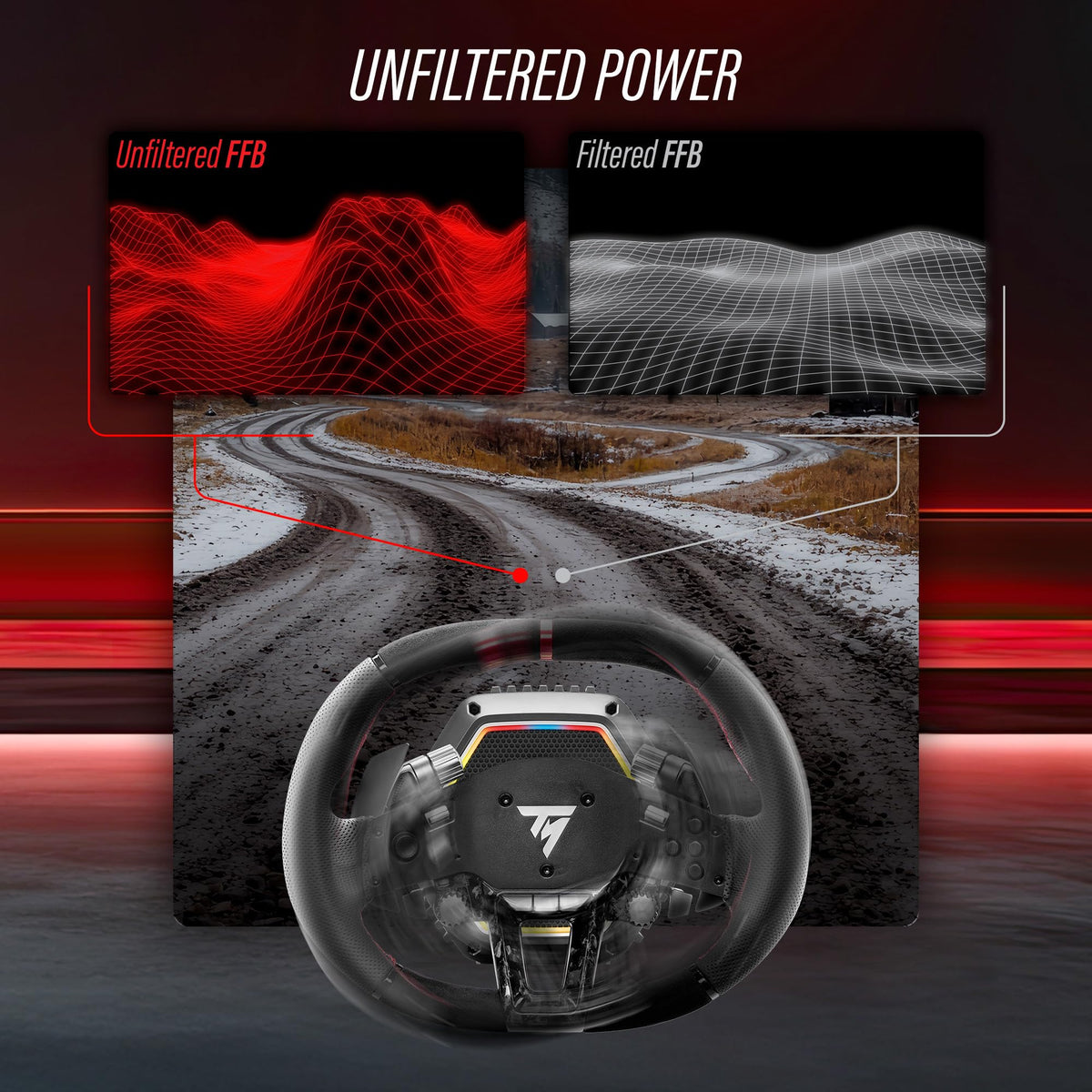 Thrustmaster T818 Black Edition, 10 Nm Direct Drive Racing Base for PC