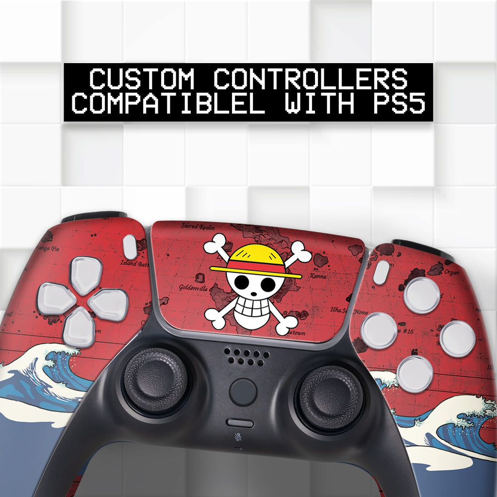 One Piecce Custom PS-5 Controller Wireless for Play-Station 5 Console