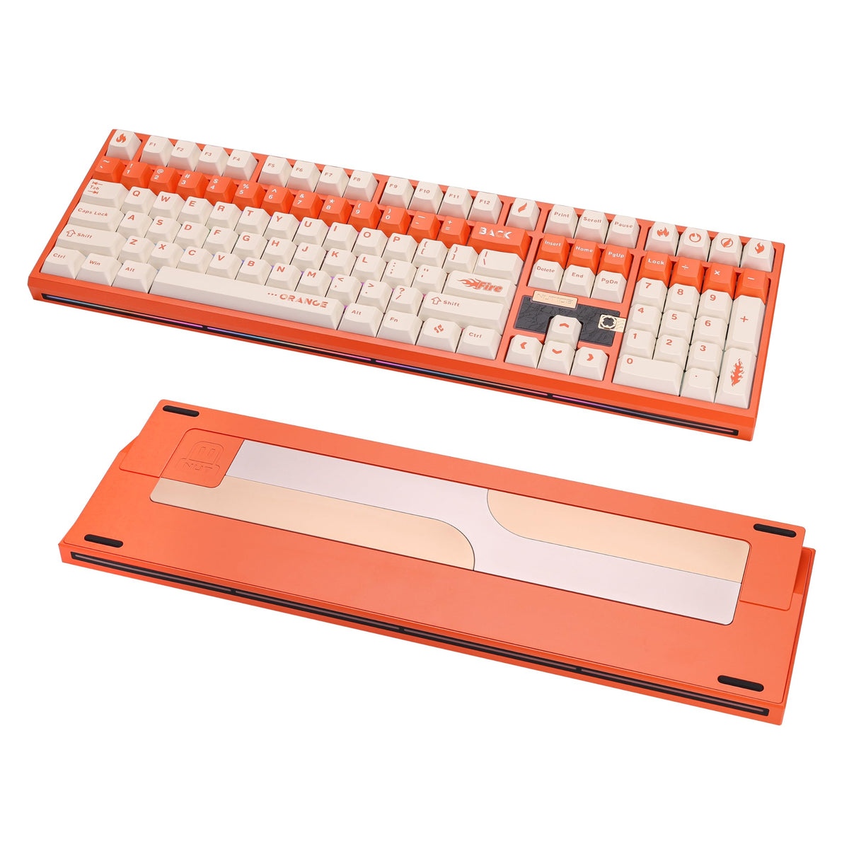 Loeskii WEIKAV 108-Key CNC Aluminum Mechanical Keyboard, Tri-Mode Wireless, Hot Swappable Linear Switch, Quick Release Structure, QMK/VIA, PBT Keycaps, Sound Dampening, NKRO, RGB, Win/Mac