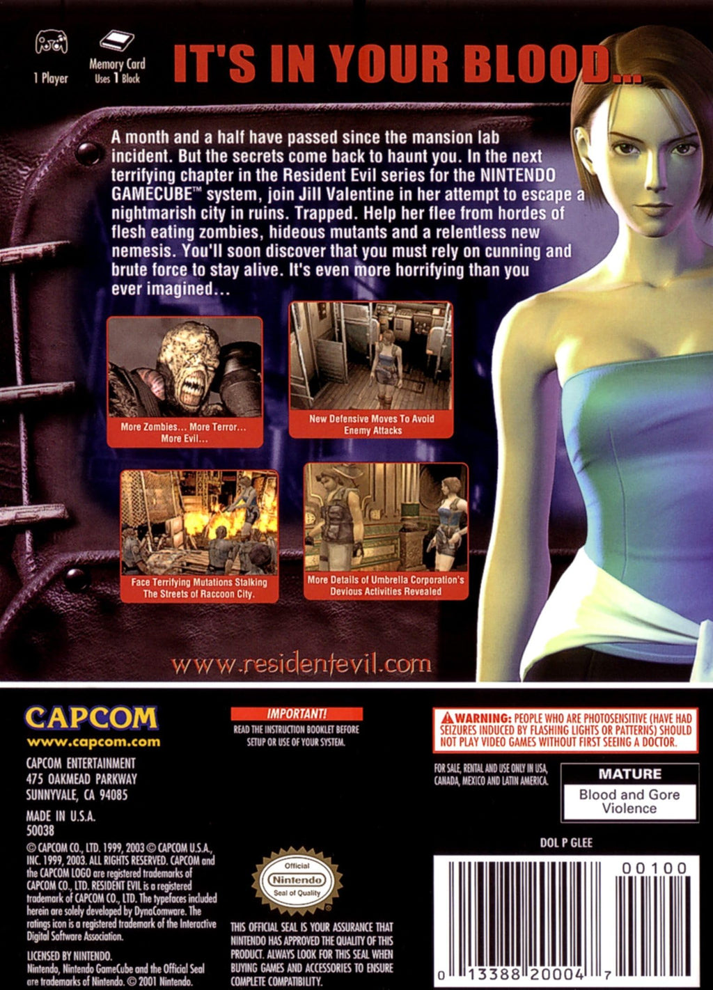 Resident Evil 3: Nemesis - Gamecube (Renewed)