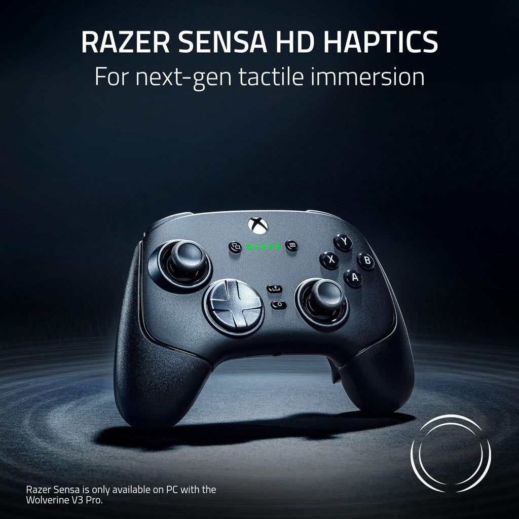 Razer Wolverine V3 Pro Wireless Gaming Controller: Licensed for Xbox Series X|S, Xbox One, Windows PC - 6 Remappable Buttons - Fast Triggers - Customizable Thumbsticks - Wired Tournament Mode - Black
