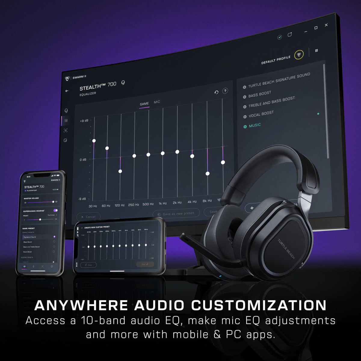 Turtle Beach Stealth 700 Wireless Multiplatform Gaming Headset for PC & PS5