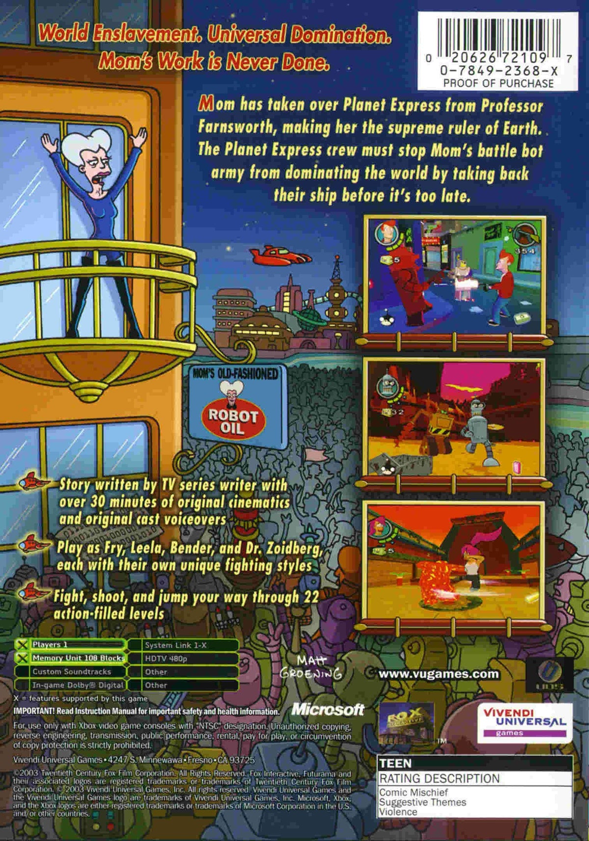 Futurama - Xbox (Renewed)