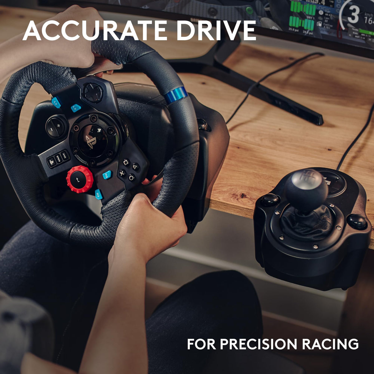 Logitech G G29 SE Driving Force Wheel and Shifter for Playstation & PC