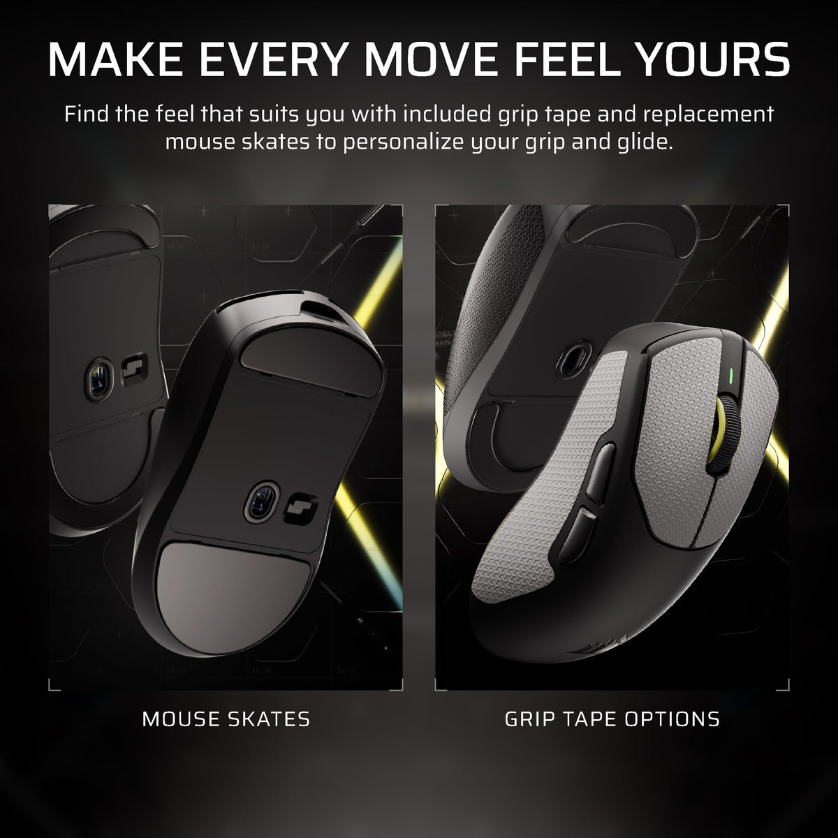 CORSAIR SABRE v3 PRO PureVector ERGO Wireless Ultralight FPS Gaming Mouse