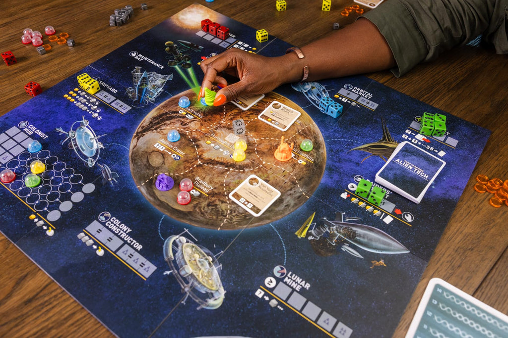 Alien Frontiers Edition X Board Game for 2–4 Players, Age 14+, Strategy