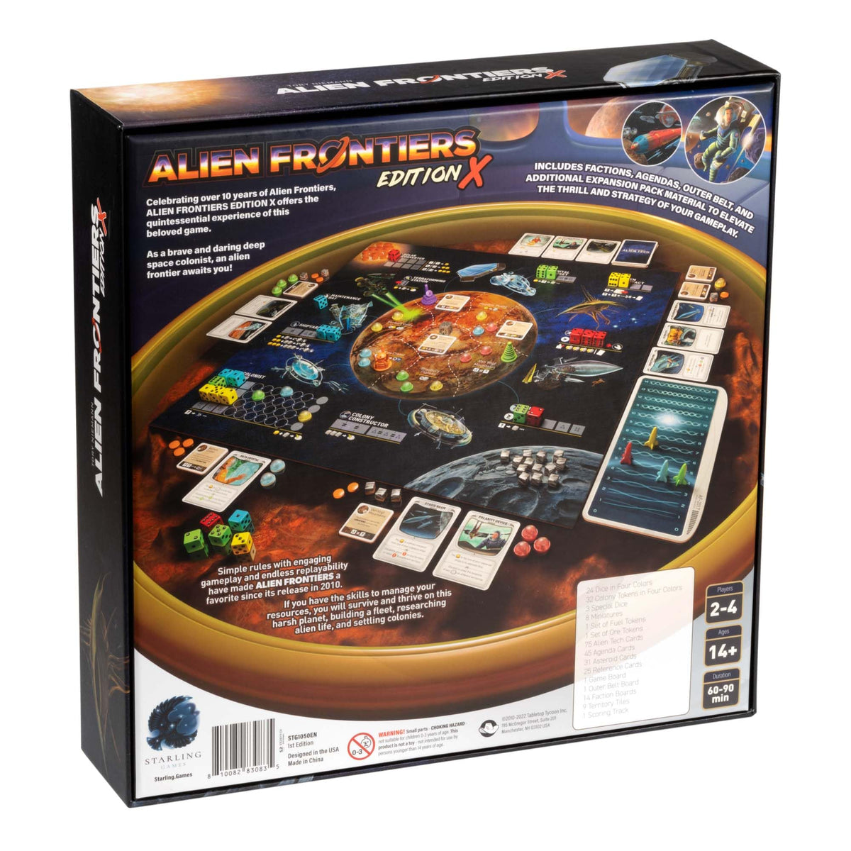 Alien Frontiers Edition X Board Game for 2–4 Players, Age 14+, Strategy