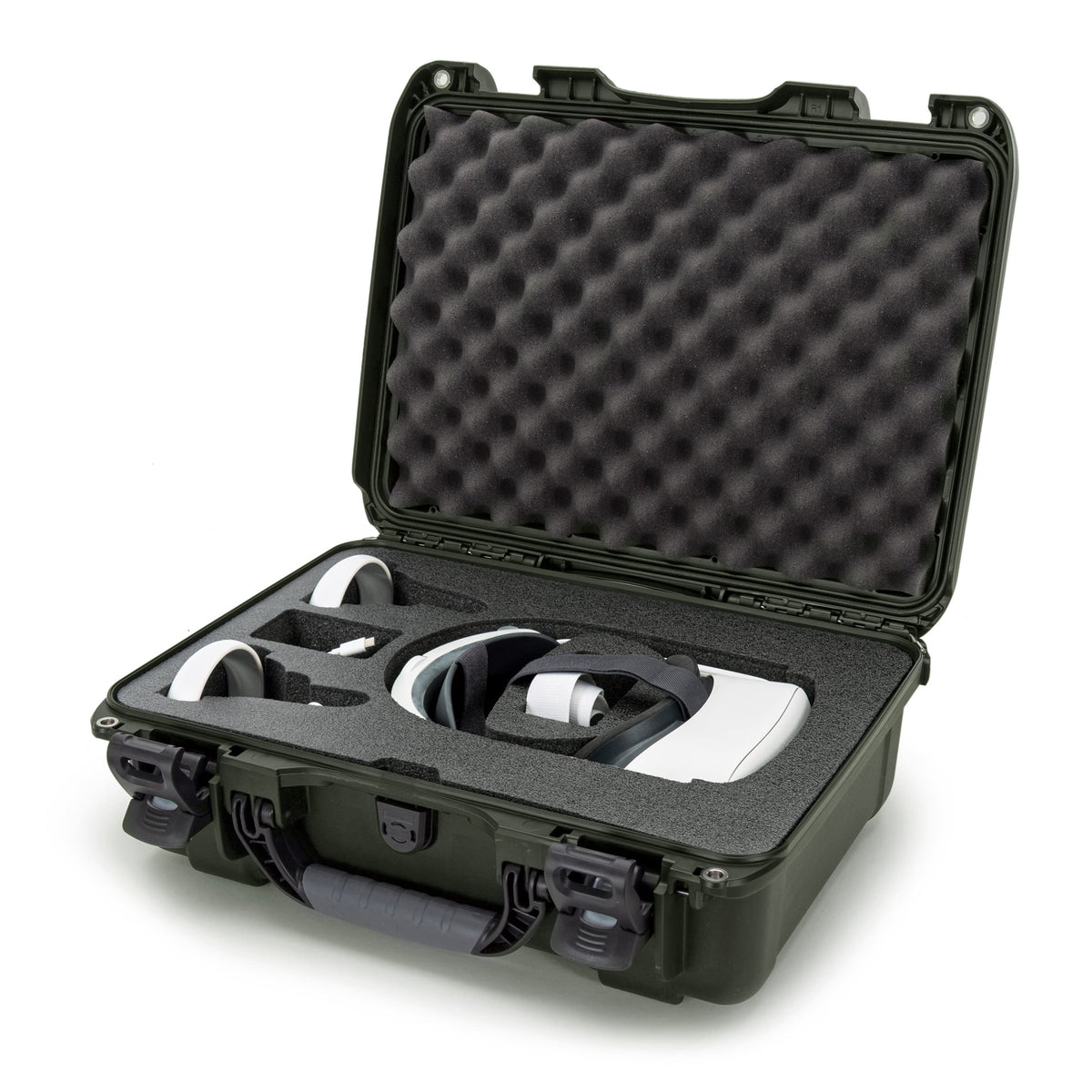 NANUK 925 Waterproof Hard Case with Foam Insert for Oculus Quest 2 - Olive
