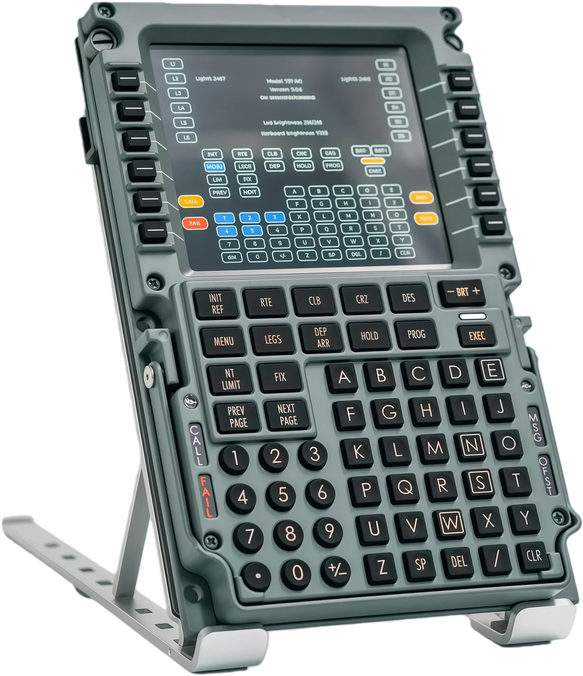 SYDYSOSO Cockpit Simulator 737X CDU Flight Simulator Control Display Unit