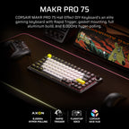 Corsair MAKR PRO 75 Magnetic Mechanical Gaming Keyboard – US QWERTY – Black