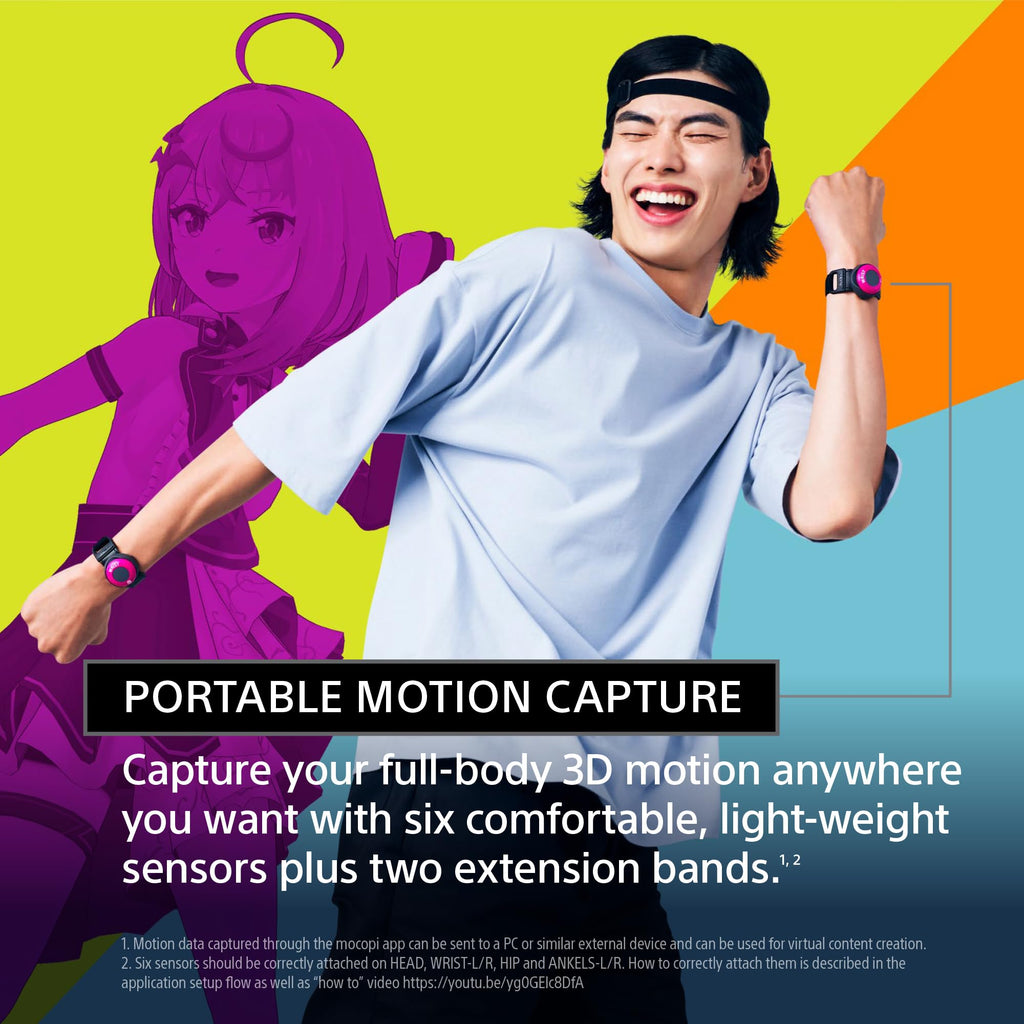 Sony mocopi 3D Mobile Motion Capture for VR & 3D Content Creation