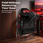 RACGTING Racing Simulator Cockpit Foldable & Adjustable Sim Rig with Seat