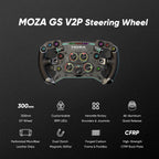 MOZA Racing ステリングホイール GS V2P Steering Wheel ハンドル GT・Formula カスタマイズ可能な10個のLED RGBボタン クイックリリース内蔵 レーシングゲーム R057 【国内正規品】