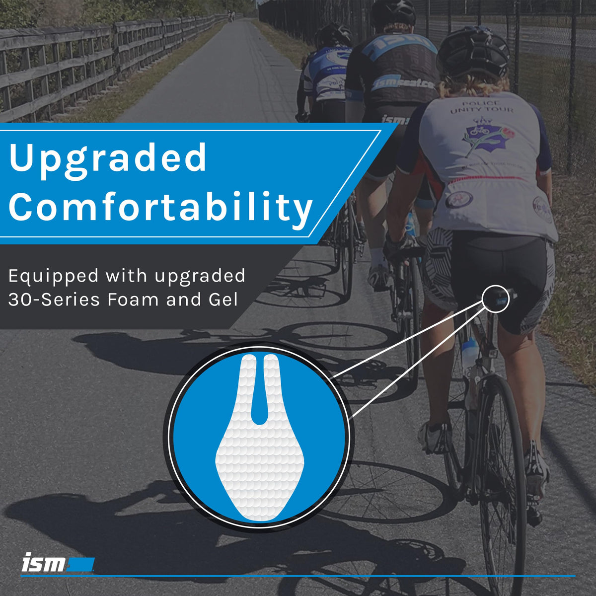 ISM PS Series No Nose Bike Saddle - Noseless Bike Seat Designed for Triathletes, Time Trial Riders, and Road Racers - Patented Split Nose Bicycle Saddle Designed for Reduced Discomfort