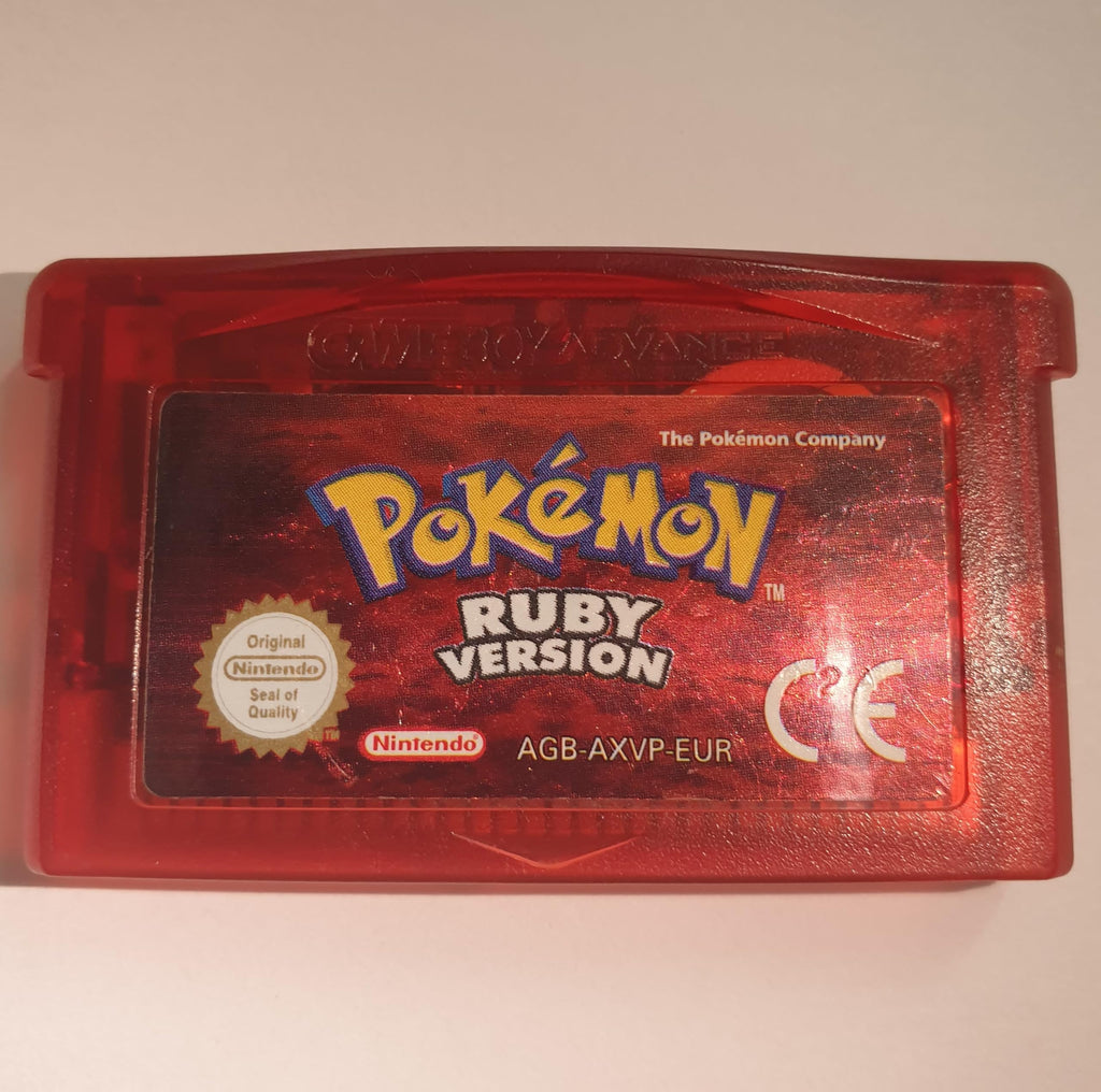 Pokémon Ruby Version Game Boy Advance GBA Nintendo Authentic Cartridge (Renewed)