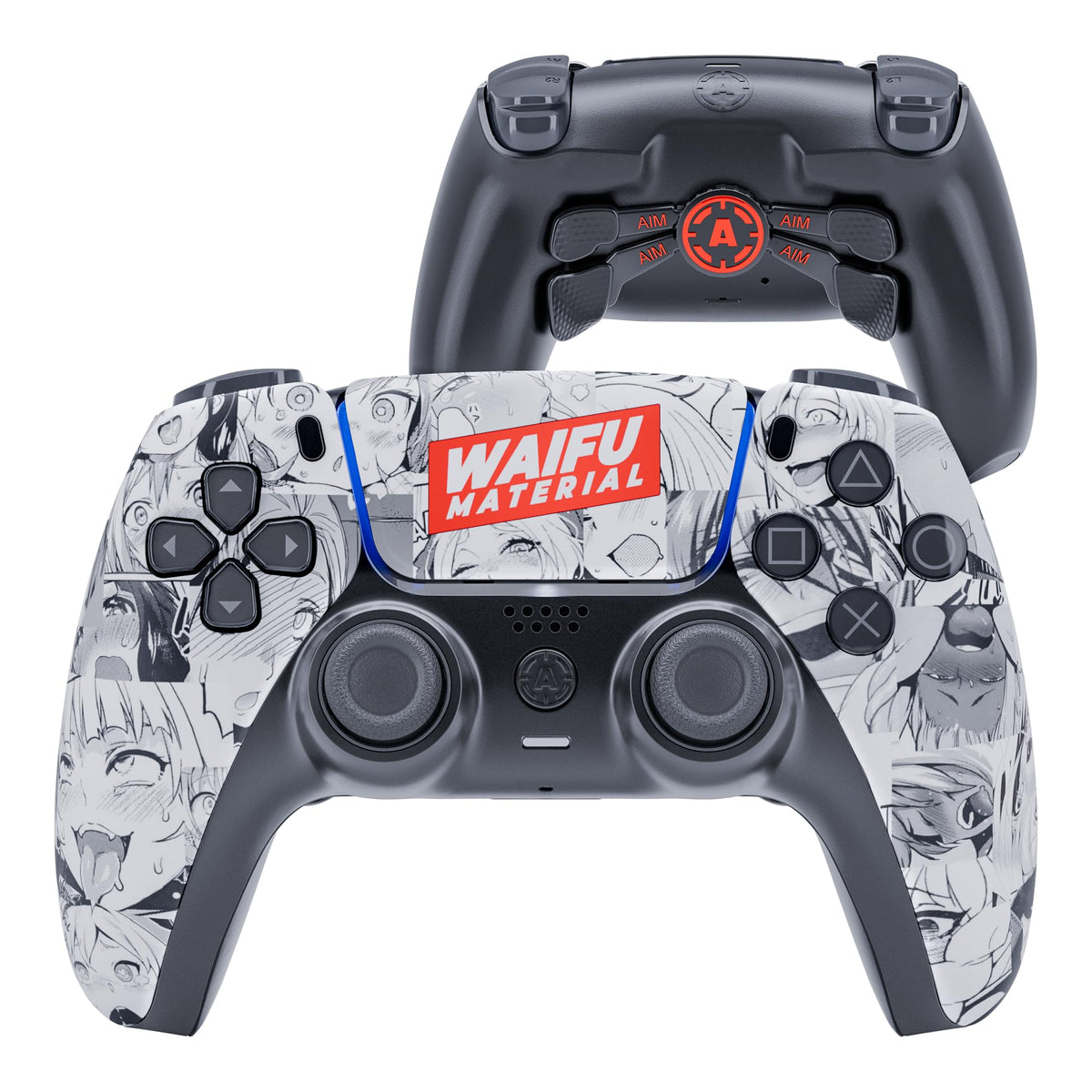 AimControllers Compatible with P-S5 Console & PC | Custommade Wireless Gaming Controller with 4 Back Remappable Paddles | Gaming Accessories Electronics Ahegao