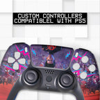Miles Moraales Spiiderverse Custom PS-5 Controller Wireless