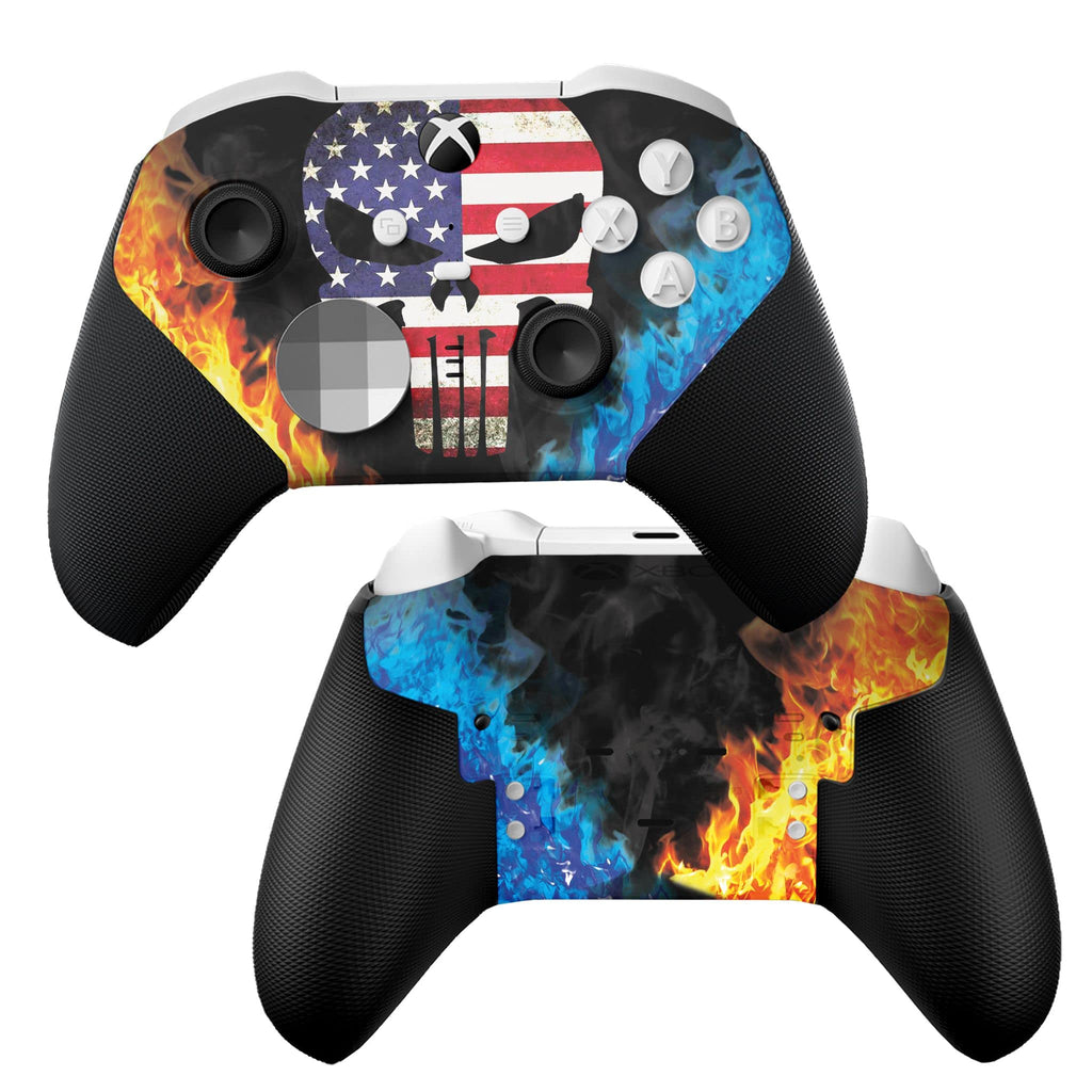 DreamController Cherry Blossom X-box Elite Controller Series 2 Limited Edition Custom Elite Series 2 Controller for X-box One/Series X/S. with Advanced Hydro-Dip Paint Technology (Not Just a Skin)