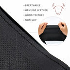 Latest Dual Perforated Leather Grip For Logitech G RS50 System; lightweight Real Carbon Fiber Compatible with Logitech G RS On Xbox Series X/S PS4/PS5 PC Wheel Hub (13 inch-Dual Perforated Leather)