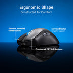 ASUS ROG Keris II Ace Wireless Gaming Mouse – Right-Handed Ergonomic, 54g, Tri-Mode Connectivity, 42K DPI, up to 107Hr Battery, PC/Mac Support - Black