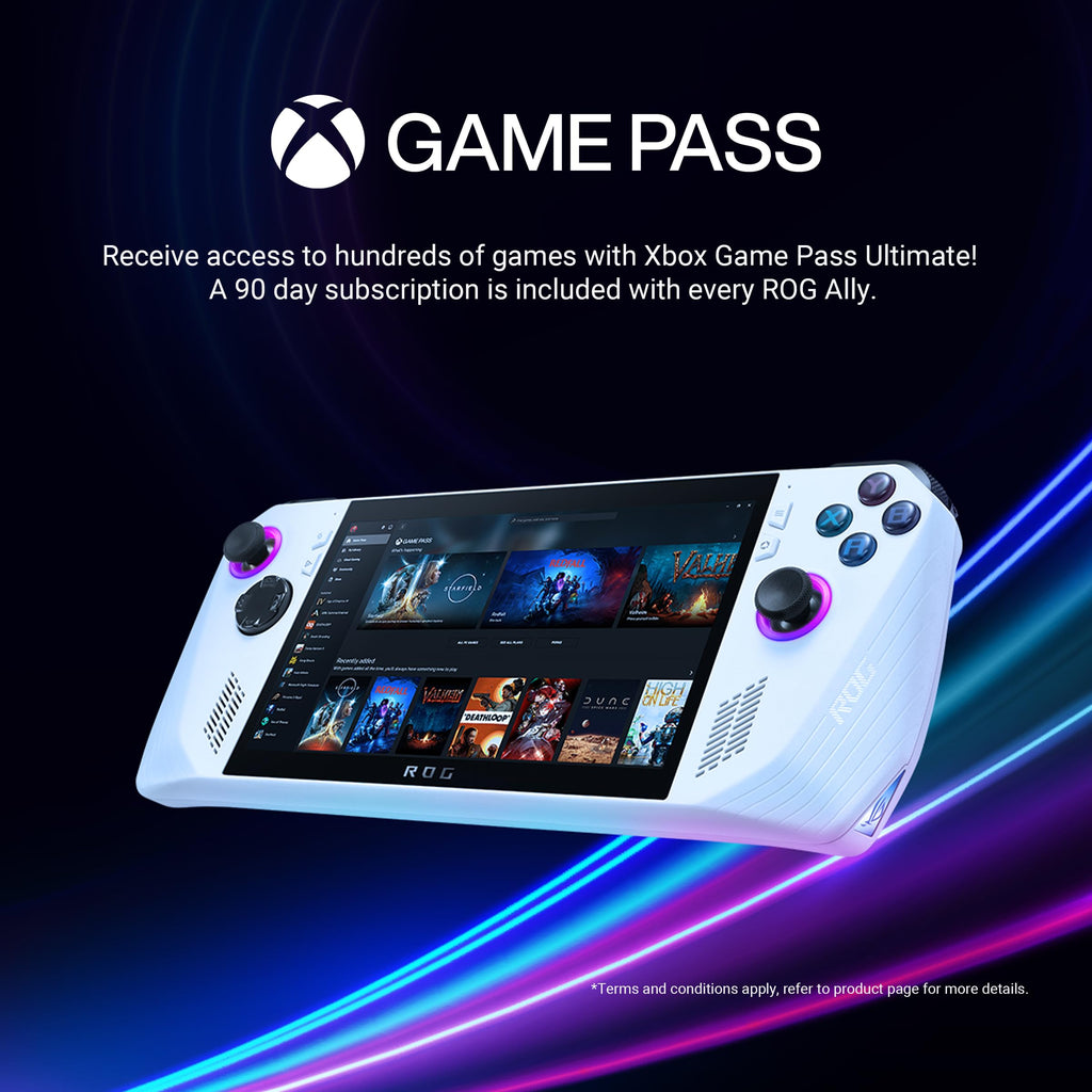 ASUS ROG Ally 7" 120Hz Gaming Handheld - AMD Z1 Extreme Processor - 512GB - White - PRE ORDER! (Renewed)
