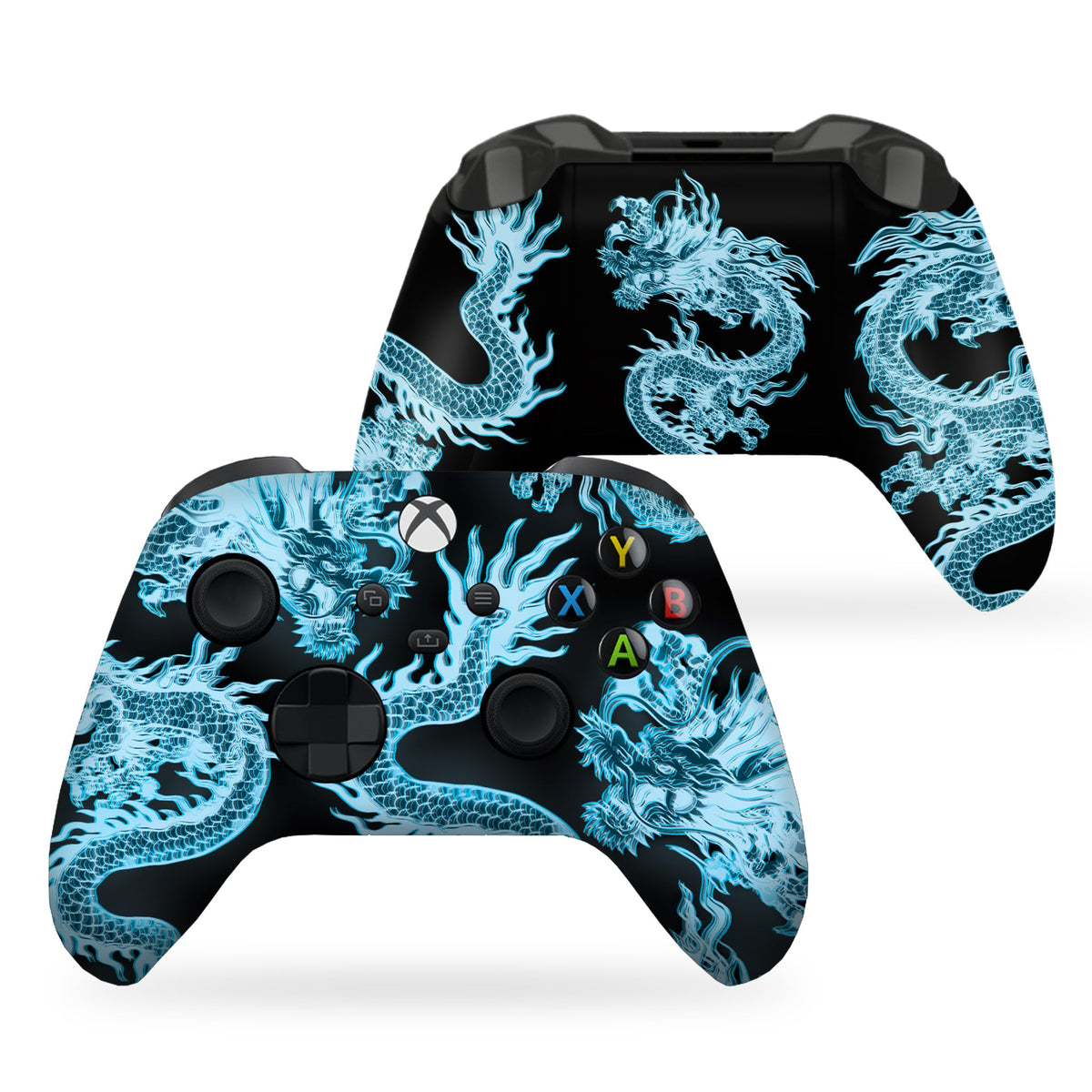 Neon Dragonns Glow Custom X-box Controller Wireless for X-box Series X/S