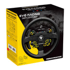 Thrustmaster EVO Racing 32R Leather, Round Leather-Wrapped Wheel Rim and Detachable Hub, For PC and Consoles