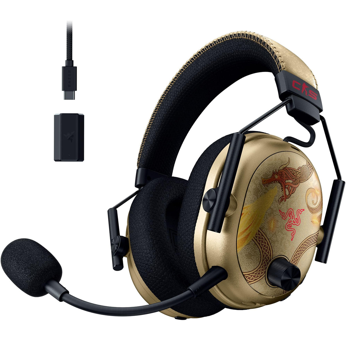 Razer BlackShark V3 Pro Wireless ANC Gaming Headset for PC, Black