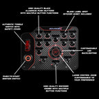 SIM-PANEL PC Sim Racing Gen 2 Button Box (Horizontal Layout)