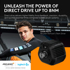 Logitech G RS50 Direct Drive Racing Wheel, Hub, & Base for PS5/PS4/PC