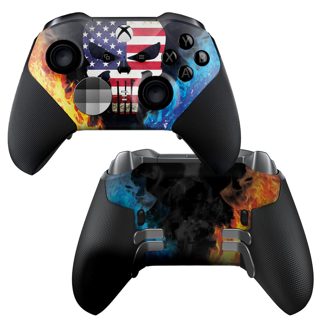 DreamController Cherry Blossom X-box Elite Controller Series 2 Limited Edition Custom Elite Series 2 Controller for X-box One/Series X/S. with Advanced Hydro-Dip Paint Technology (Not Just a Skin)
