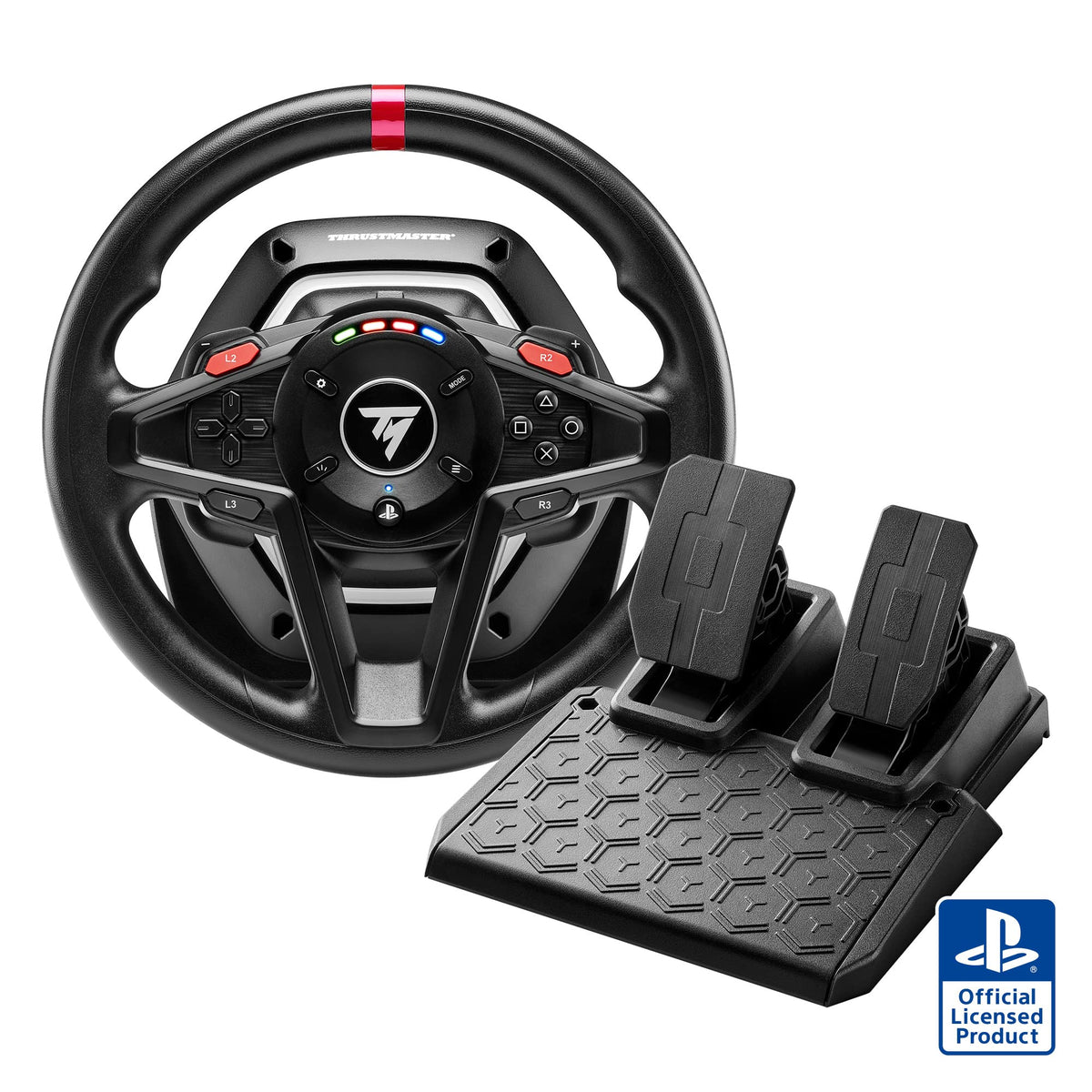Thrustmaster T128, Force Feedback Racing Wheel with Magnetic Pedals, PlayStation 5, PlayStation 4, PC