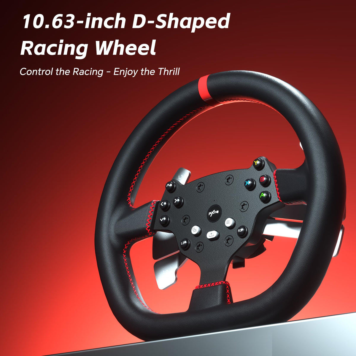 PXN V10 Pro Direct Drive Sim Racing Wheel, 3.2Nm Force Feedback