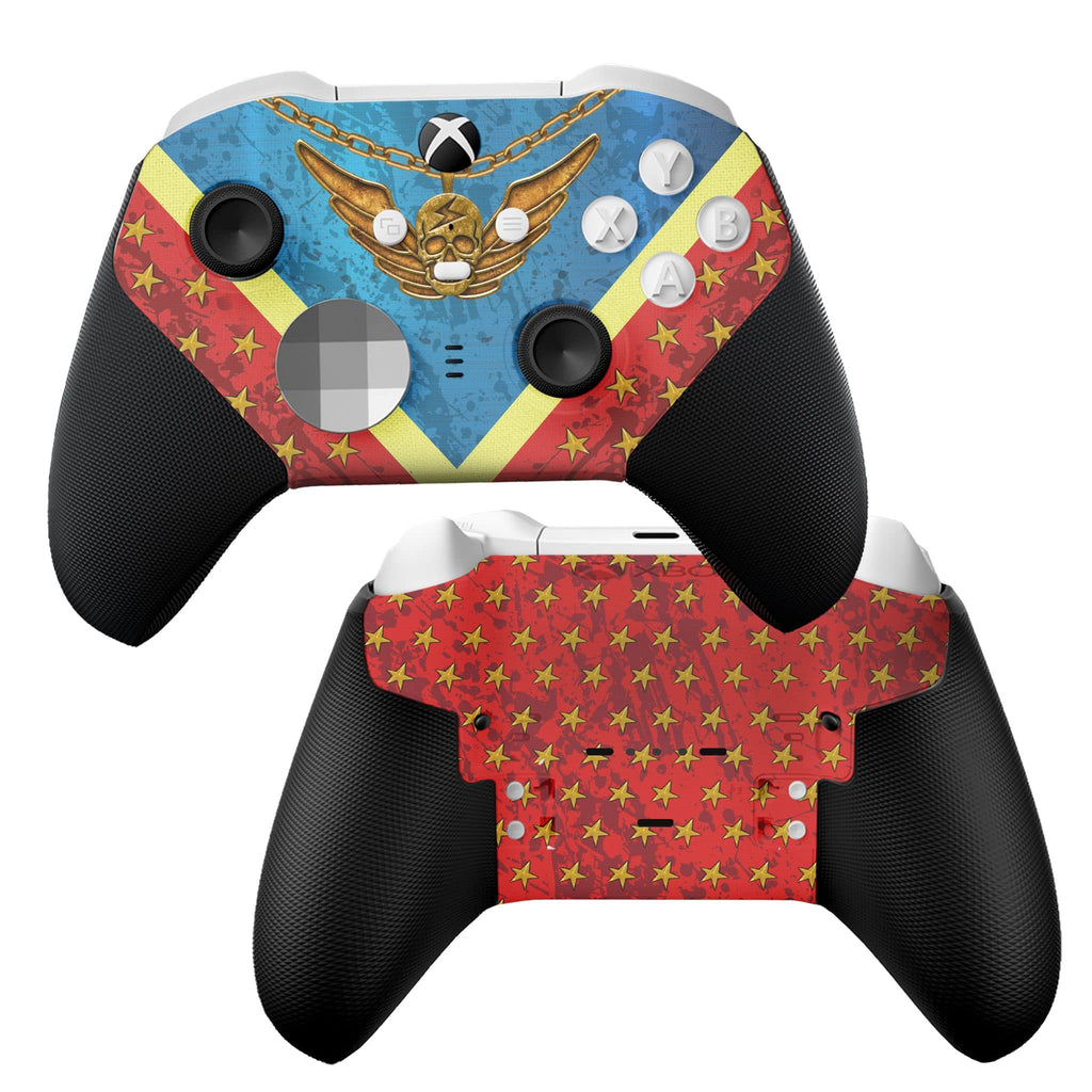 DreamController Cherry Blossom X-box Elite Controller Series 2 Limited Edition Custom Elite Series 2 Controller for X-box One/Series X/S. with Advanced Hydro-Dip Paint Technology (Not Just a Skin)
