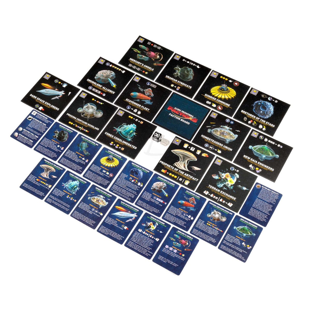 Alien Frontiers Edition X Board Game for 2–4 Players, Age 14+, Strategy