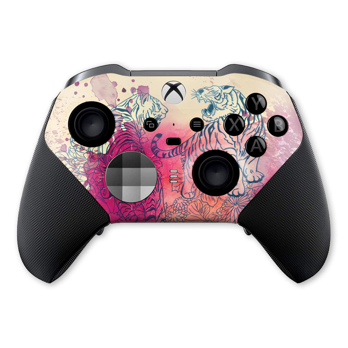 DreamController Cherry Blossom X-box Elite Controller Series 2 Limited Edition Custom Elite Series 2 Controller for X-box One/Series X/S. with Advanced Hydro-Dip Paint Technology (Not Just a Skin)
