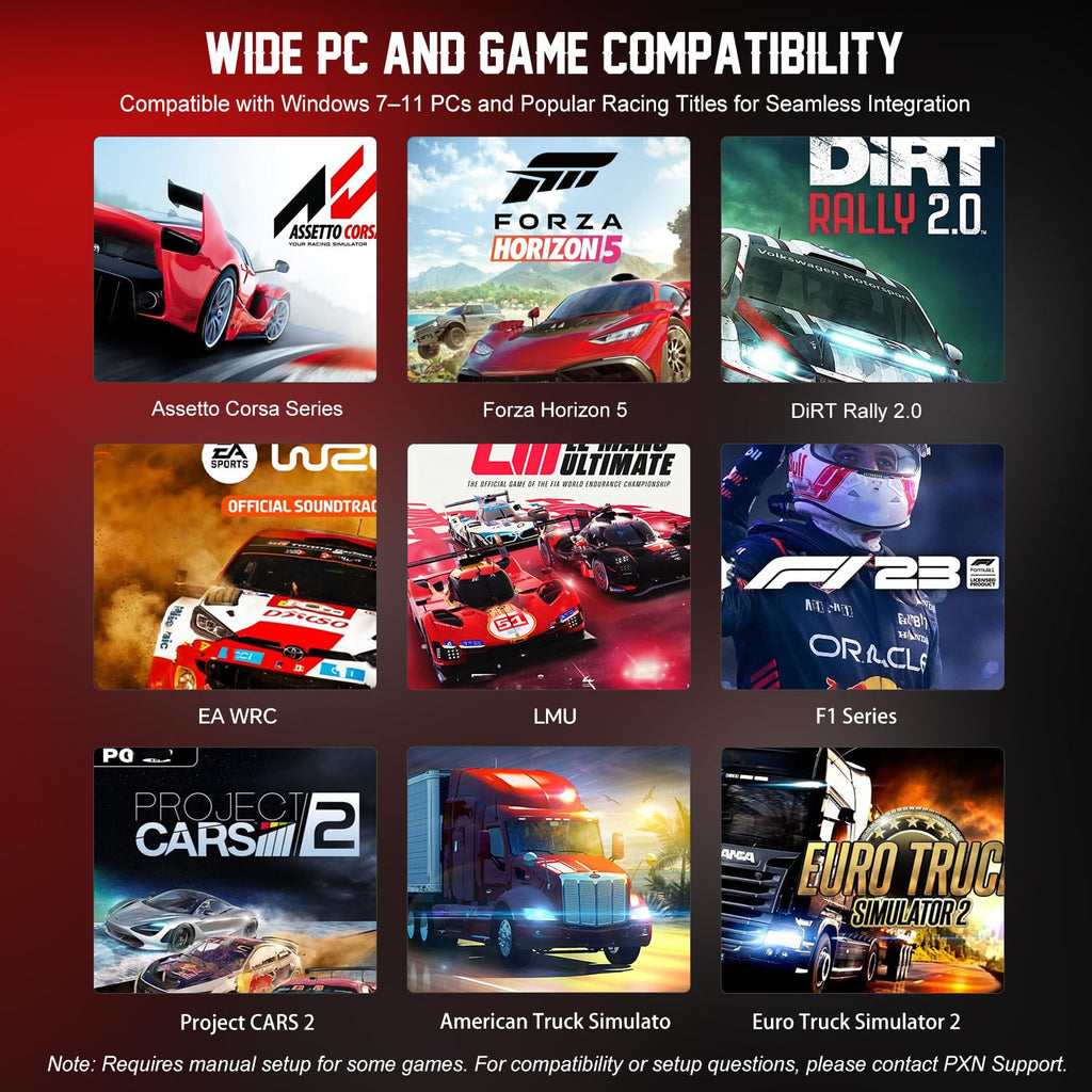 PXN W DS R2 Gaming Racing Wheel, Compatible with VD4/VD6/VD10 Bases