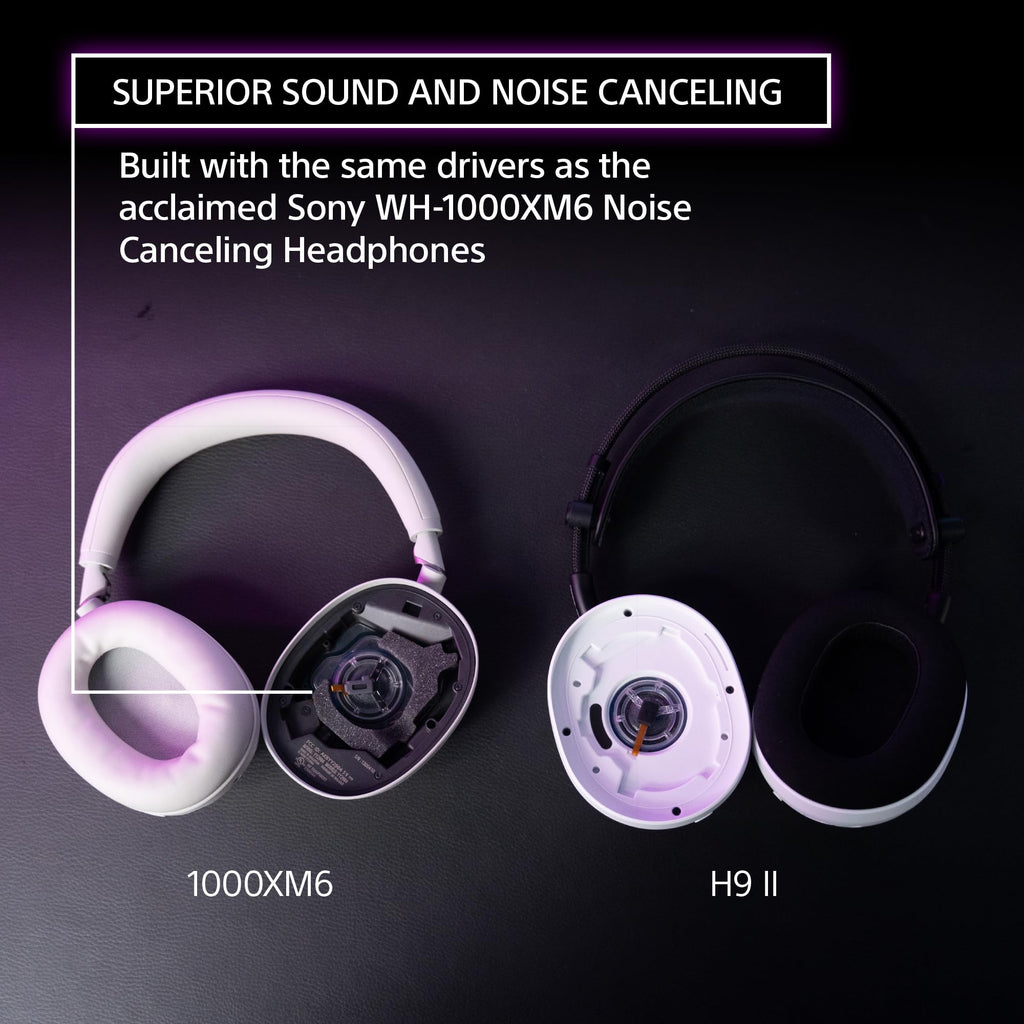 Sony INZONE H9 II Wireless Noise Cancelling Gaming Headset, Black