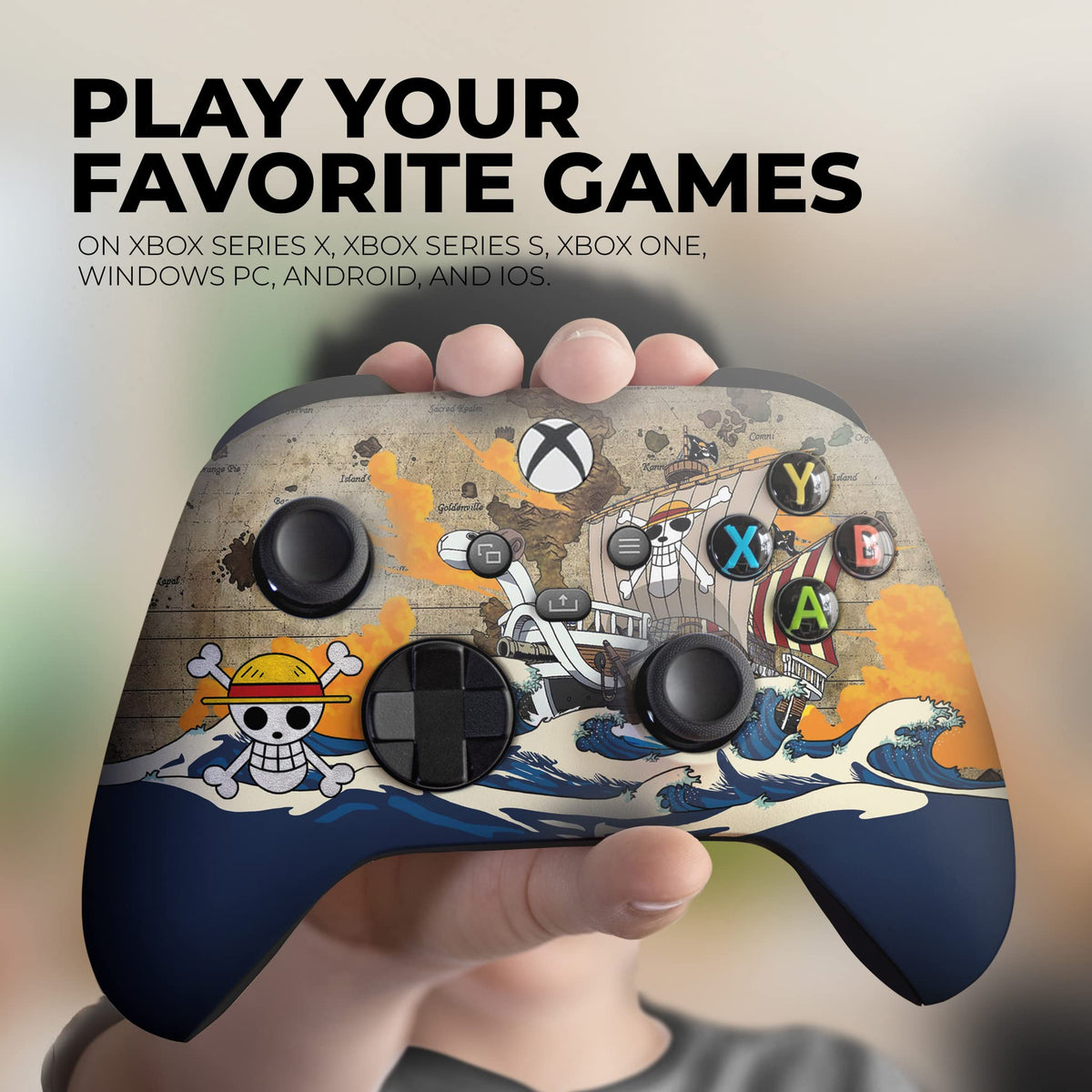 One Peice Anime Modded Custom X-box Controller Wireless for Series X/S