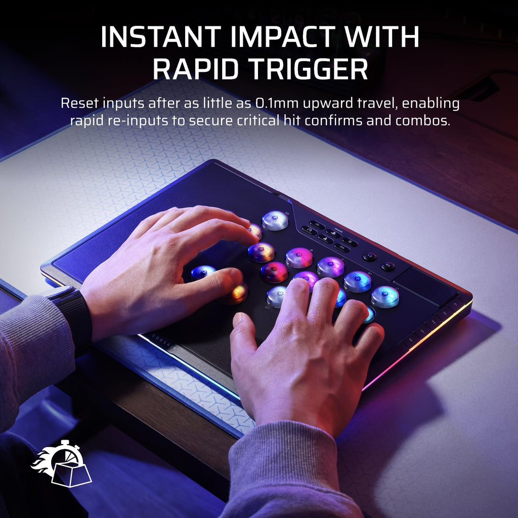 Corsair NOVABLADE PRO Wireless Hall Effect Leverless Controller – Black