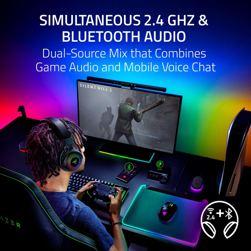 Razer Kraken V4 Pro Wireless Gaming Headset w/OLED Control Hub