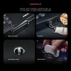 VARMILOARCADE Kassai Arcade Fight Stick Rapid Trigger Tournament Grade Controller for Fighting Games Two Versions Standard PC Only or Pro Compatible with PC PS4 PS5 Switch1 Switch2 (Sakura, Standard (PC))